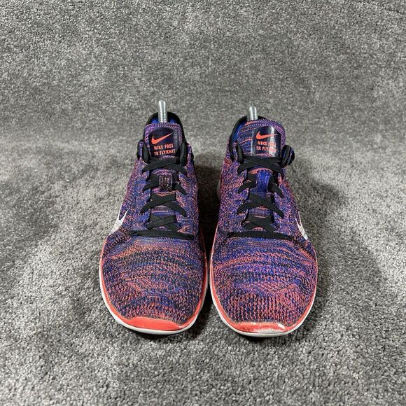 Nike Free TR Flyknit Athletic Running Shoes Blue 718785-002 Women’s Size 8.5 - Picture 4 of 13